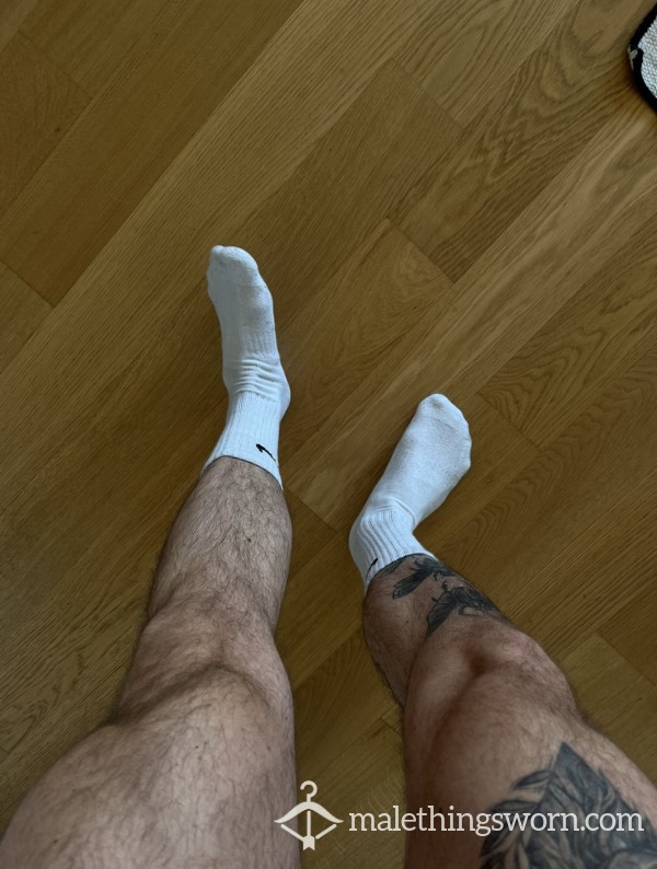 Nike Gym Socks From A German Sweaty, Muscular And Hairy Jock