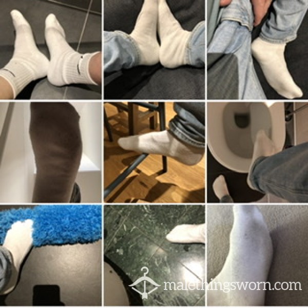 SOLD - Message Me About Similar Items To These:  Nike White Training Socks photo