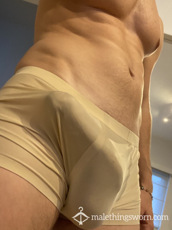 Nude Silk Sweaty Boxerbriefs
