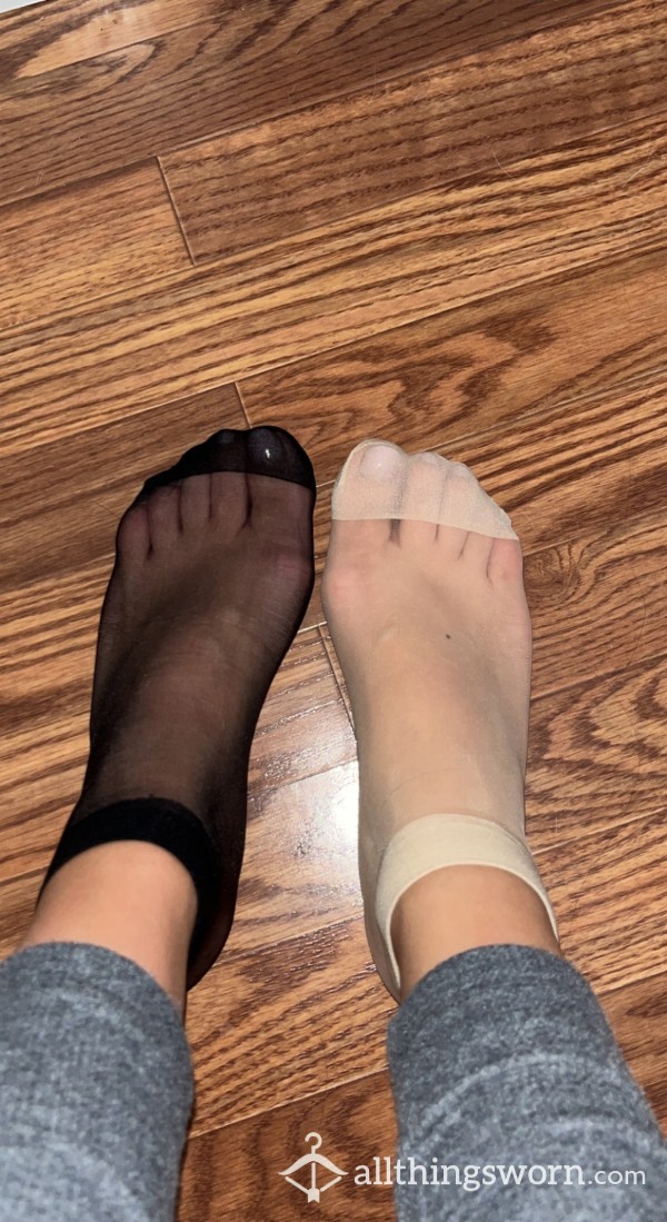 Nylon Socks ( Nude, Black, White, Grey)