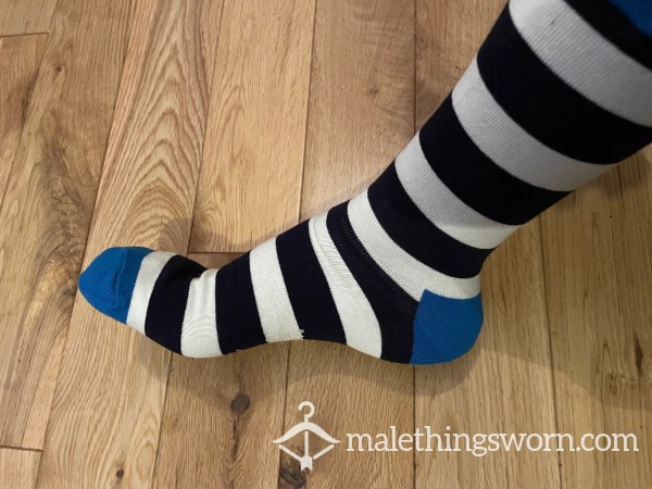 Odd Sock Happy Socks Funky Stripes Patterned Dress Sock, Single Sock