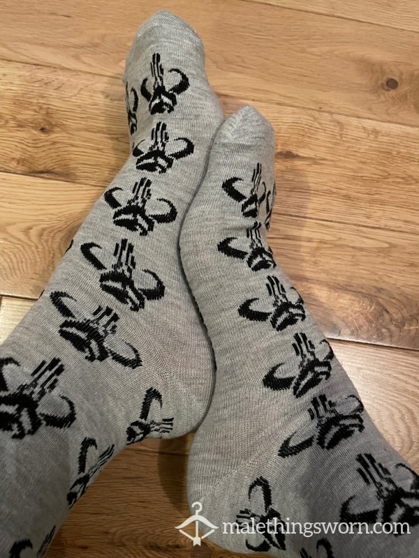 Official Star Wars Grey Dress Socks, You Want To Sniff?