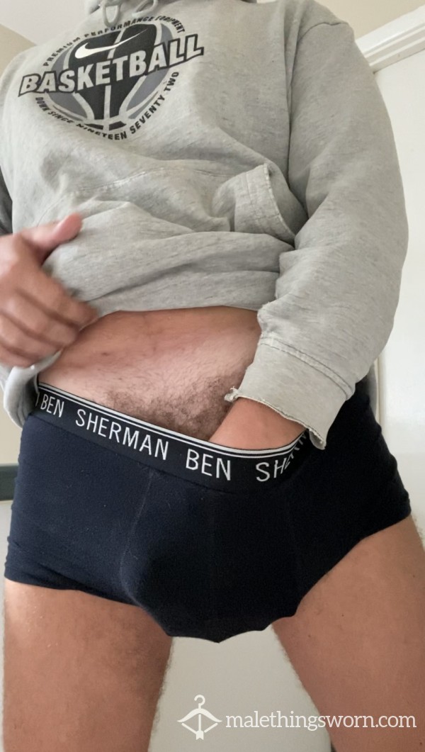 🔥 SOLD 🔥 Old Ben Sherman Black Boxers Size L