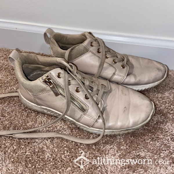 Old Pleather Sneakers