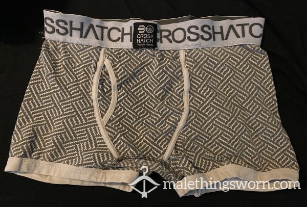 Old Well Worn Cross Hatch Boxers Ready To Customised