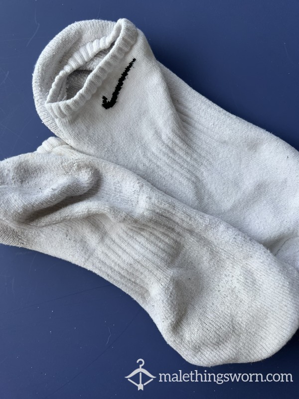 Old White Nike Socks