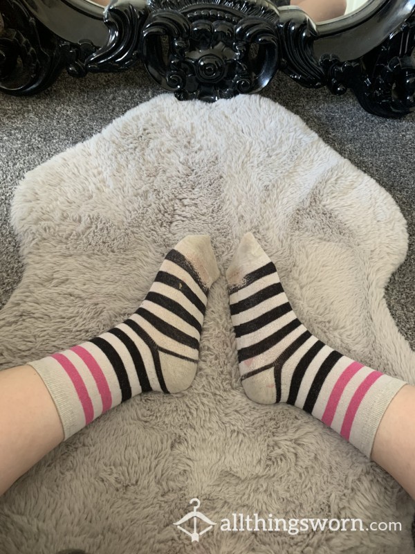 Old Worn Stripey Socks