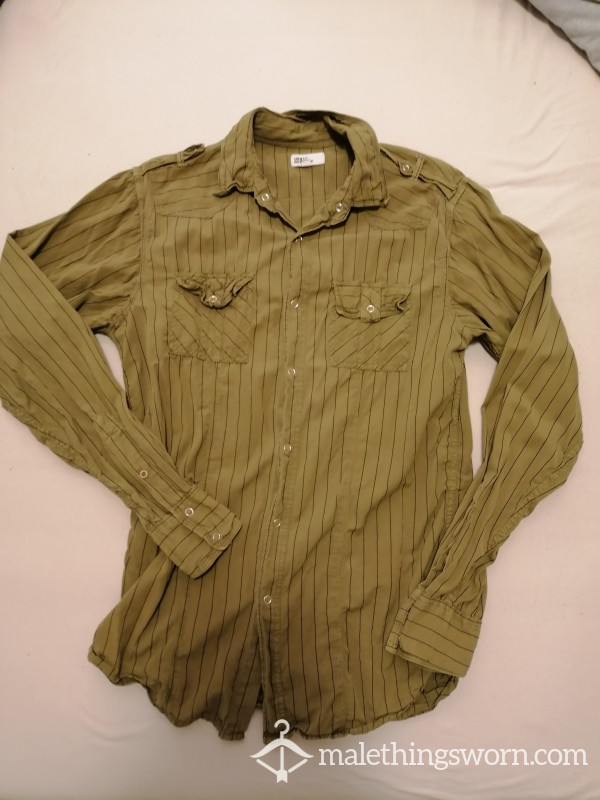 Olive Buttoned Shirt