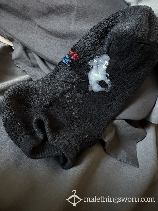 One Sock Filled With Cum