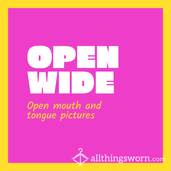 Open Wide - Pics Of Mouth And Tongue