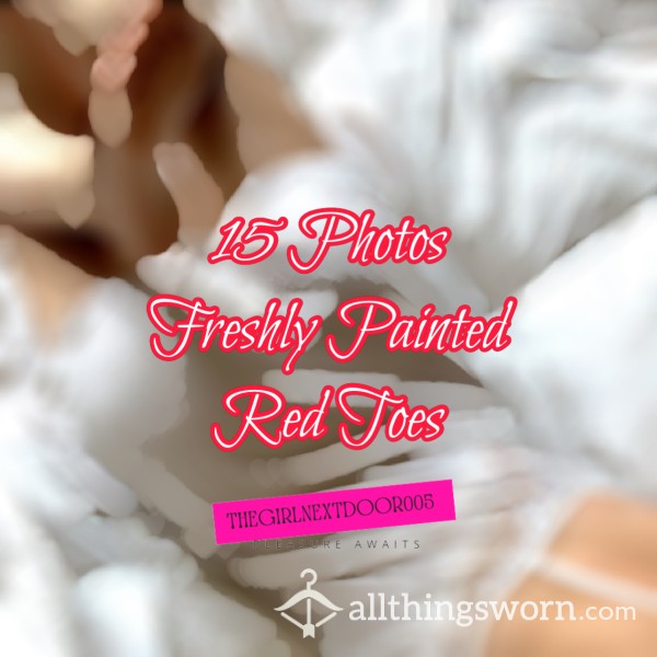 Photoset: Painted Red Toes