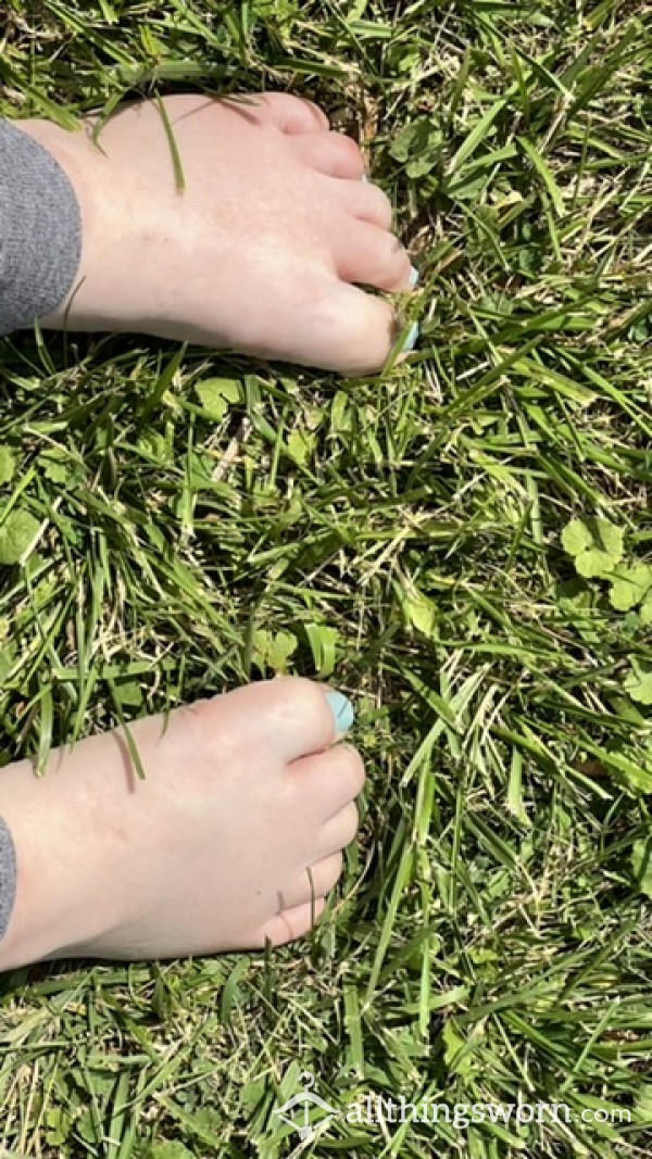 Pale Feet In The Grass