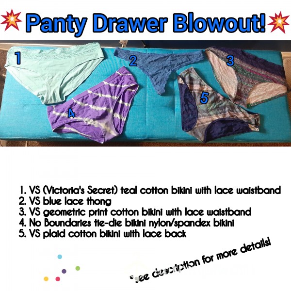 Panty Drawer Blowout!