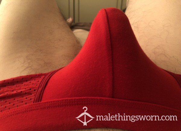 8 Pics (£1) + Vid (sent By Email) Covering These Red Briefs In My Cum. Will Send Video By Email For Free