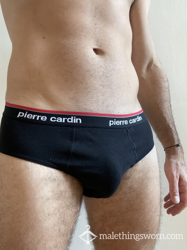 Pierre Cardin Black Briefs