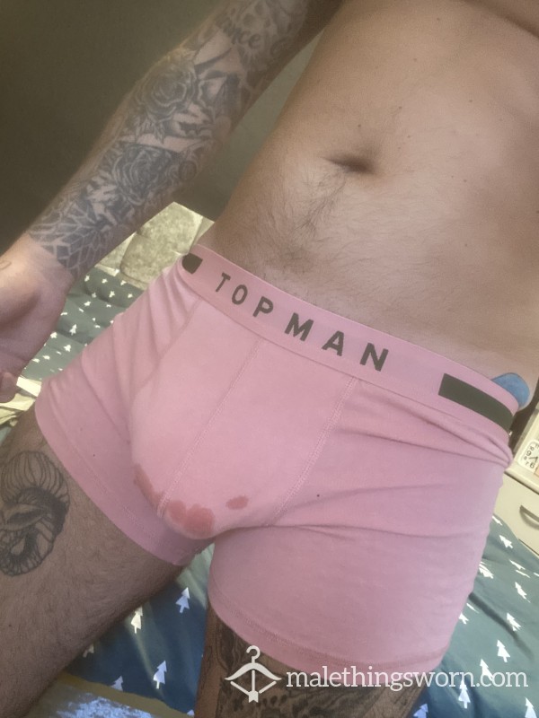 *SOLD* Pink And Pissy Boxers