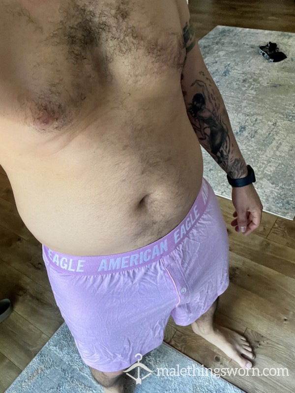 Pink Boxers American Eagle