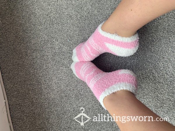 Pink Fluffy Socks