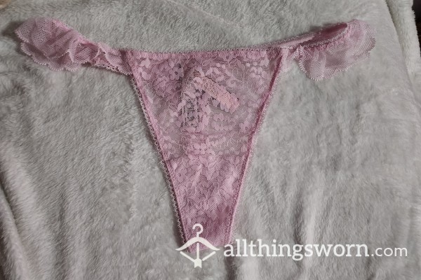 Pink Lace VS Thong