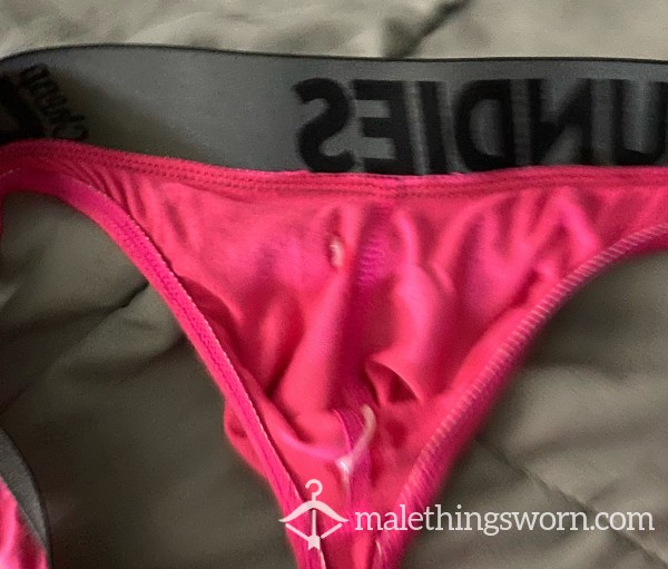 Pink Men's Thong (Crusty And Very Worn, Came In)