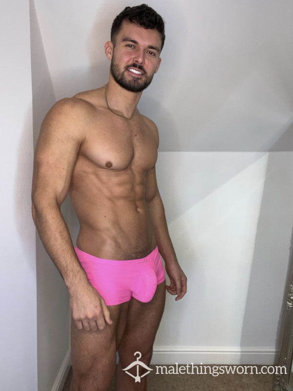 Pink Worn Cock Sock Mini Boxer Pants