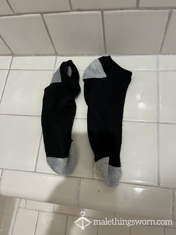 Piss Soaked Hanes Ankle Socks