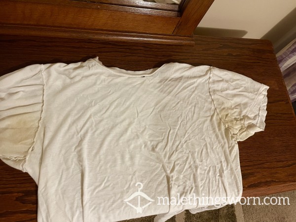 Pit Stained White Undershirt