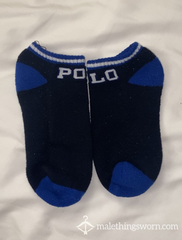 Polo Socks • Back/blue