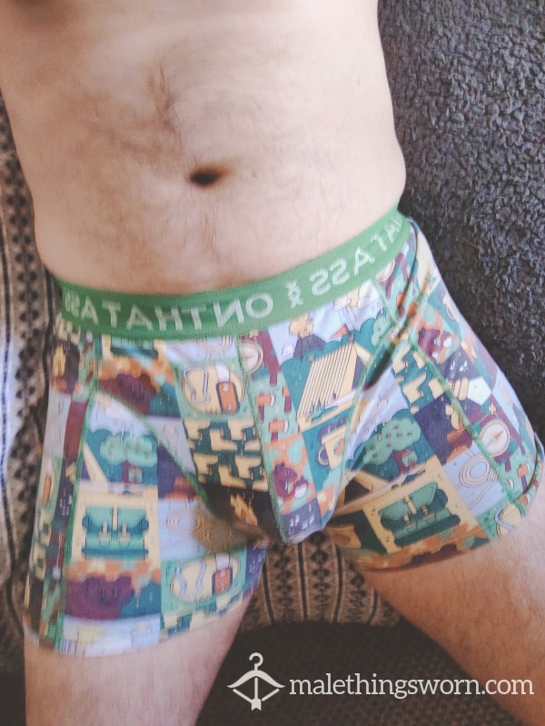 ** REDUCED ** 🍆🩳 Pre Worn And The Tight Colourful A Boxers 🩳🍆