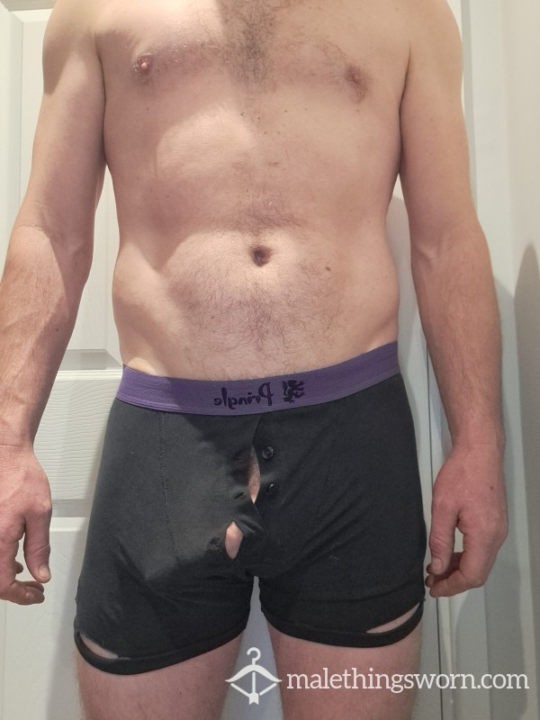 Old Pringle Boxers With Purple Band These Have Had Lots Of Wear