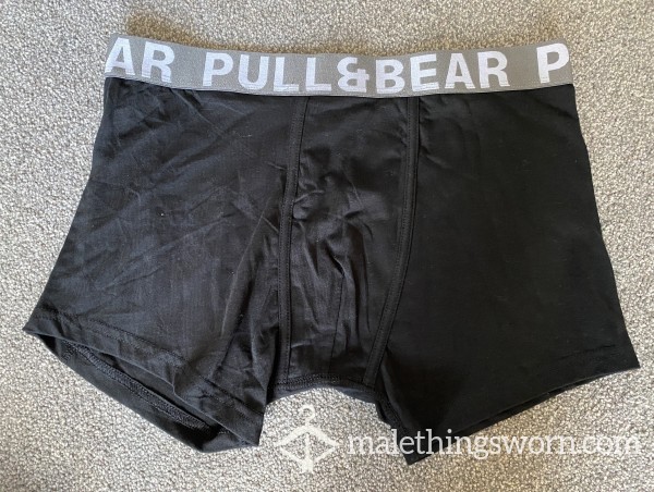 Pull & Bear Black Boxers Fresh Off My Sexy Alpha Body 😉