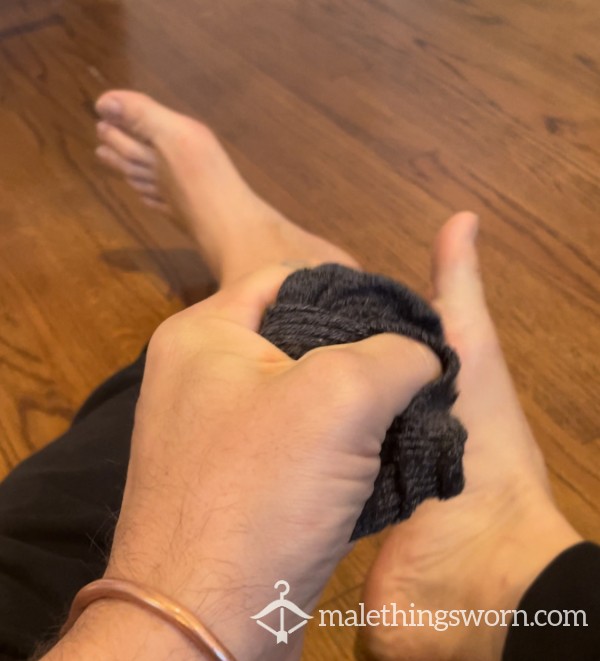 Pulling Off My Dirty Socks, Rubbing My Feet And Stroking My Toes