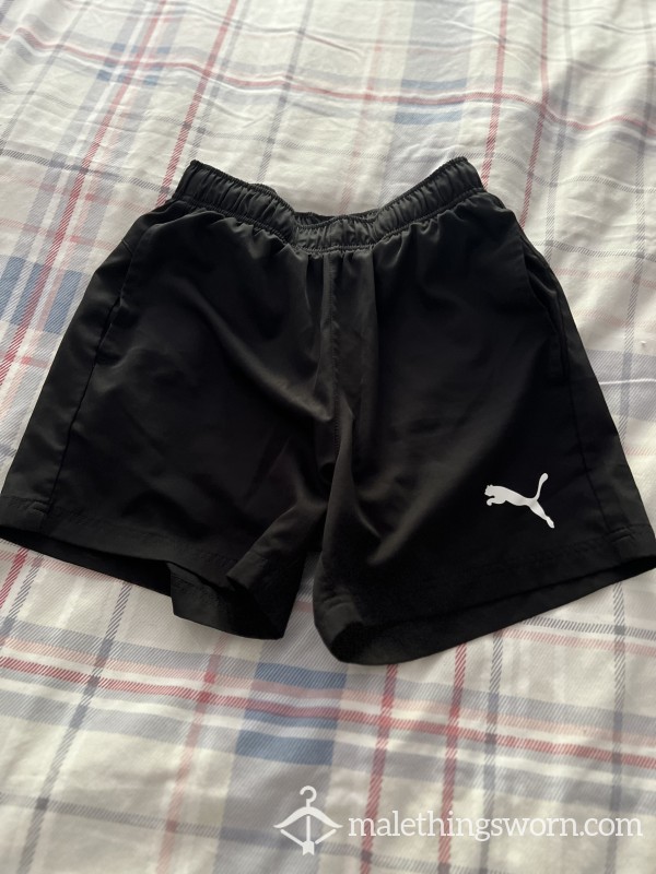 Puma Black Gym Shorts