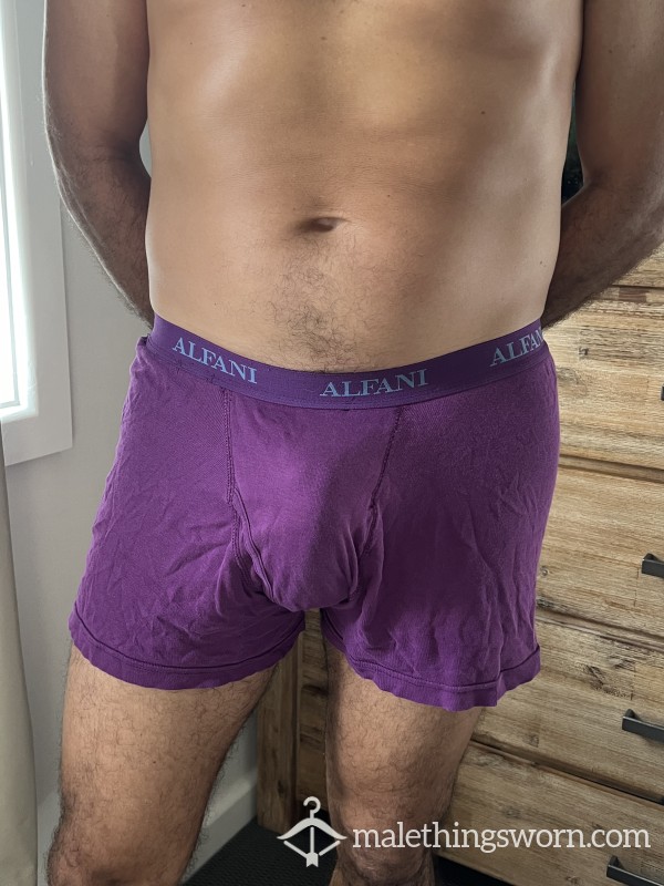 Purple Boxer Shorts