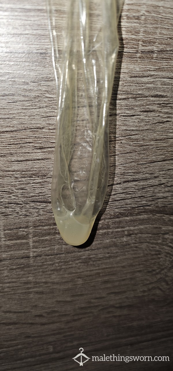Ready To Be Posted! Cum Loaded Condom / Rubber / Jonny