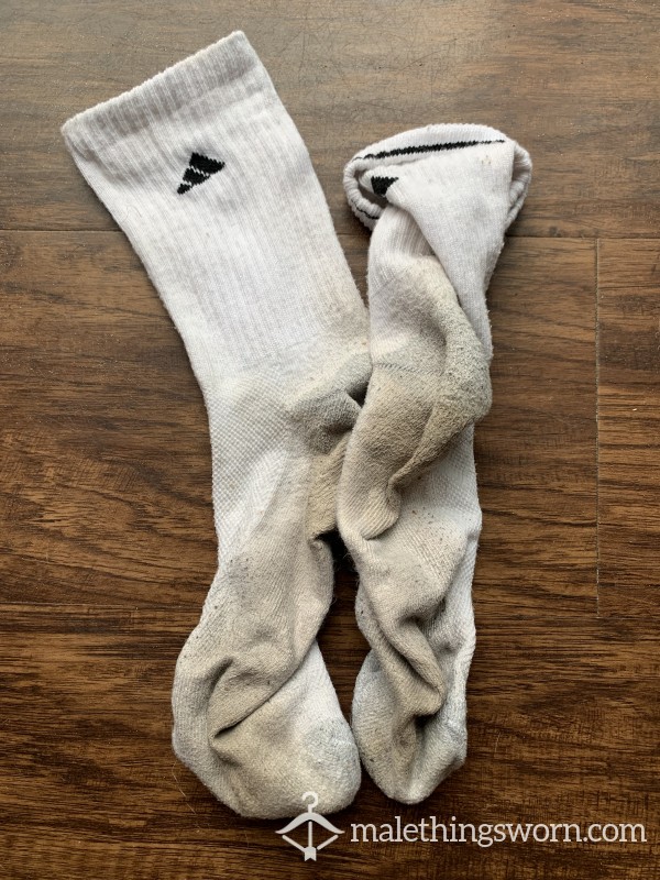 2+ Weeks Absolutely Filthy And Stinky Adidas Crew Socks