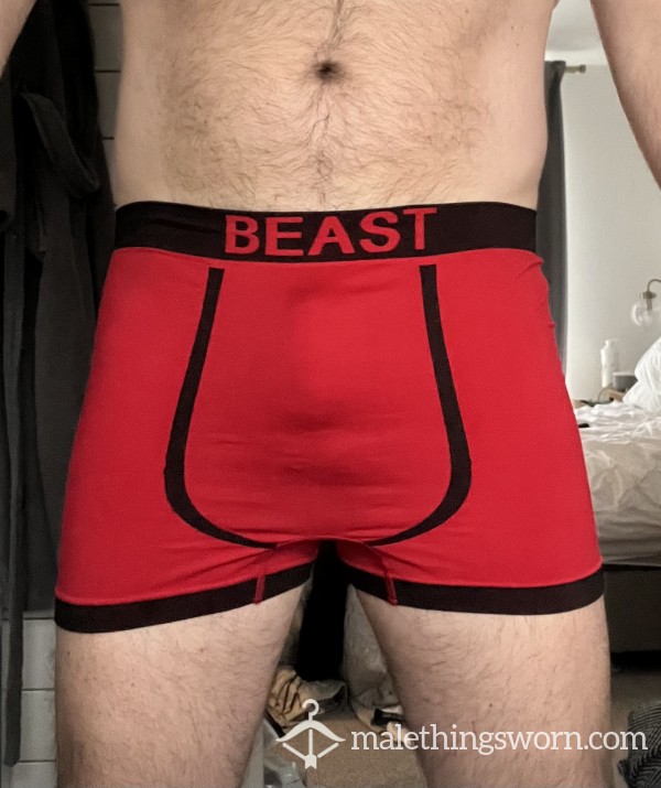 Red BEAST Boxers