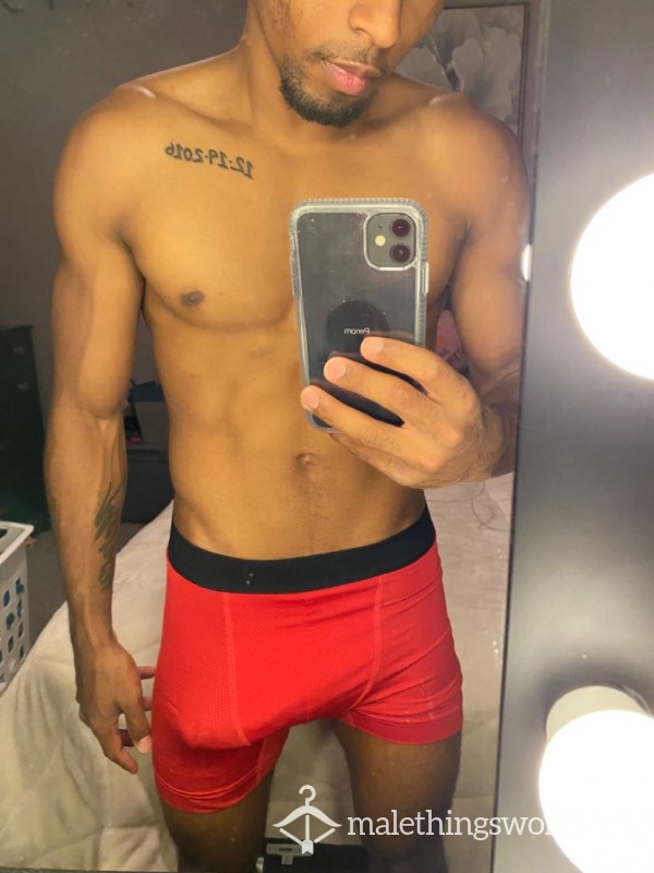 Red Boxers, However You Want Them 😌