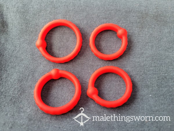 Red Cock Rings