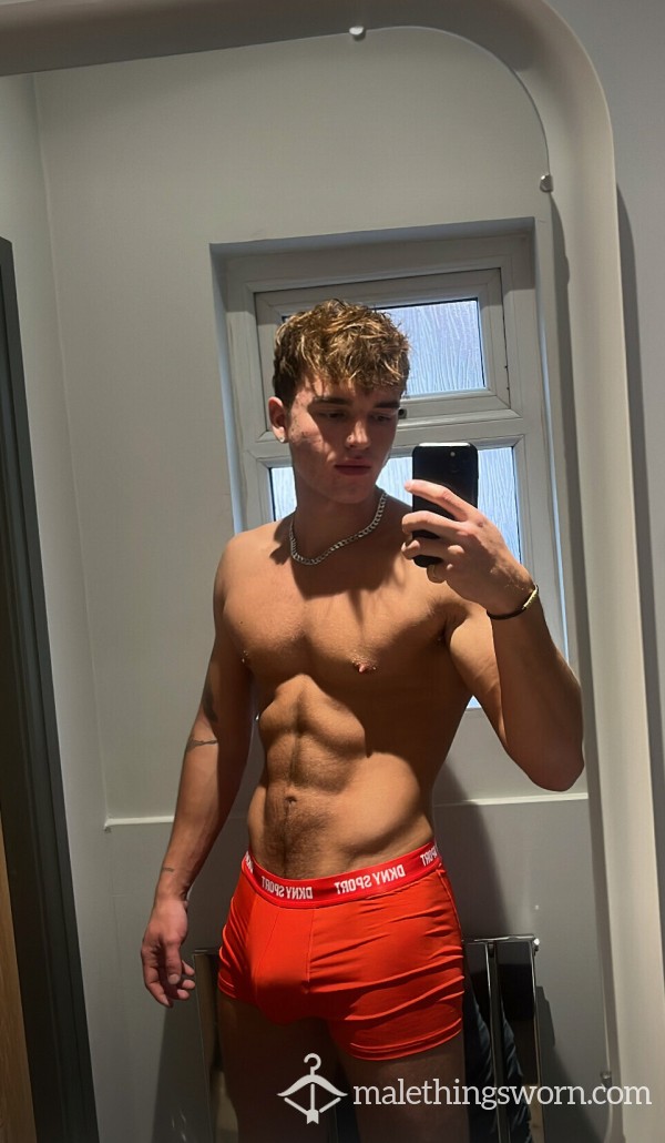 Red DKNY Sports Boxers