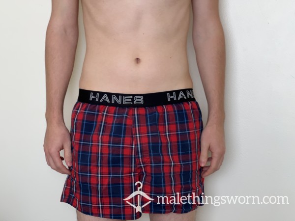 Red Hanes Boxers