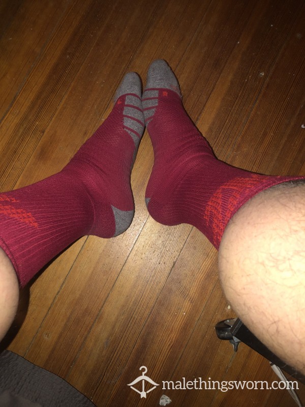 Red Nike Gym Socks