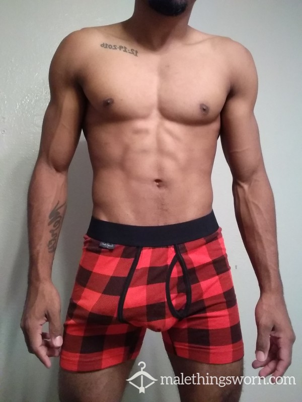 Red Plaid Boxers