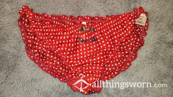 Red Polka Dot Knickers
