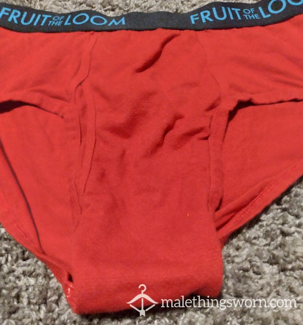 Red Regular Style Underwear