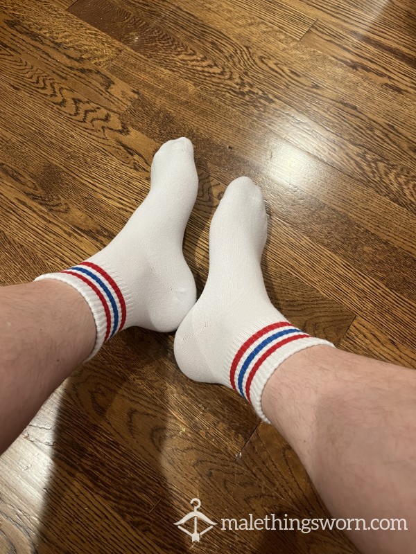 Red White And Blue Gym Socks