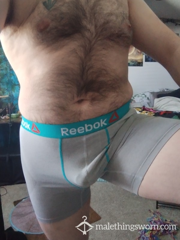 NOT FOR SALE: Reebok Boxer Briefs Grey And Teal