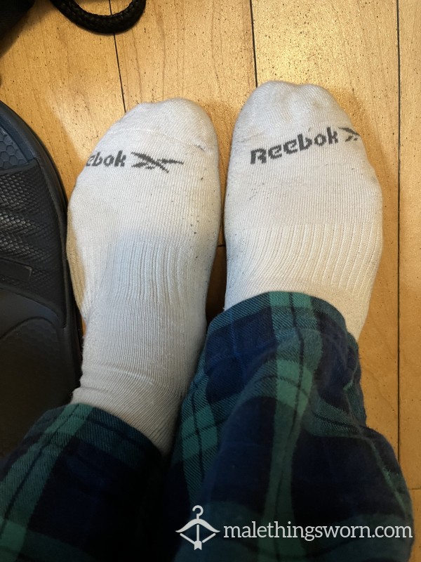 Reebok Men’s White Socks 1 Week Worn