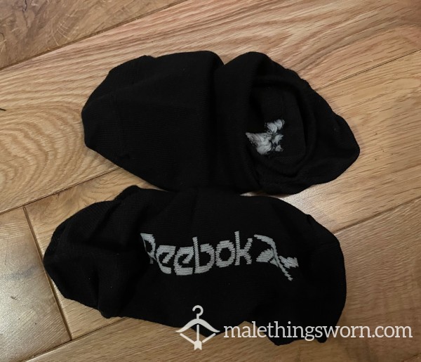 Reebok No Show Black Trainer Sneaker Gym Socks - Ready To Be Customised For You