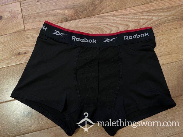 Reebok Training Tight Fitting Black Boxer Shorts Trunks (S) Ready To Be Customised For You!